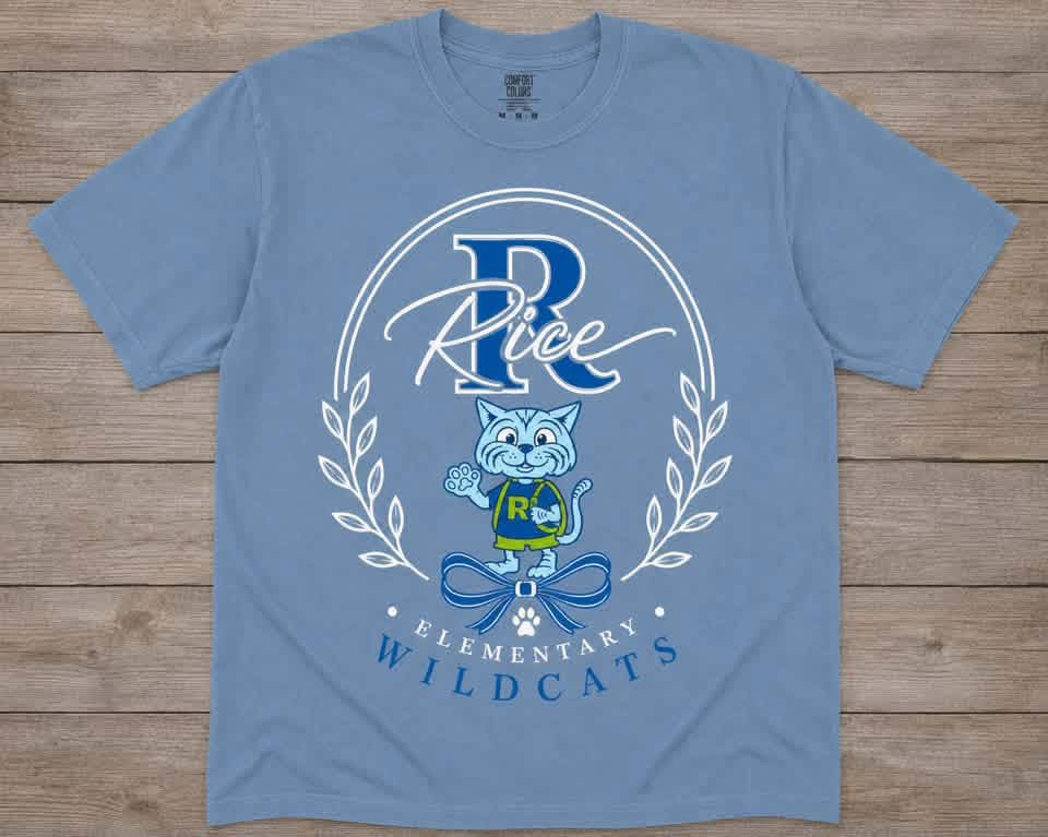 RIC Elementary China Blue - Front Only!